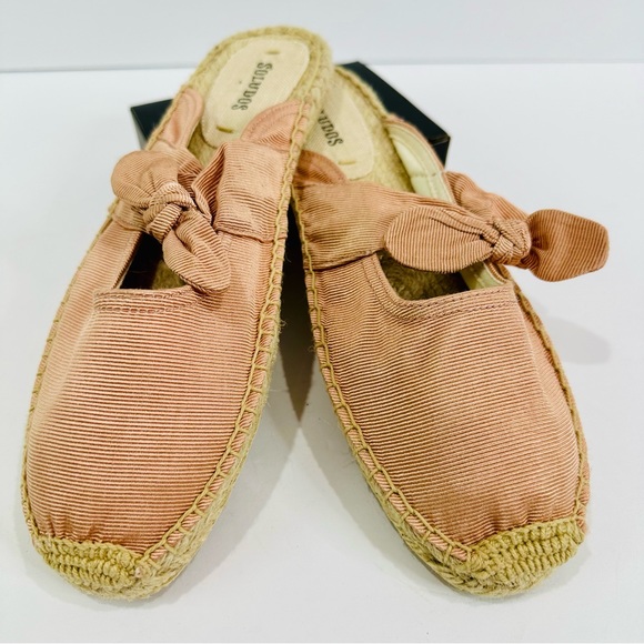 NWOT SOLUDOS ROSE COLOR SLIP ON ESPADRILLE MULES WOMENS SIZE 8 1/2 SHOES COMFY - Picture 9 of 9
